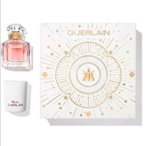 Mon Guerlain 2 pc Women Gift Set 1.6 oz EDP spray + 2.6 candle Set NIB